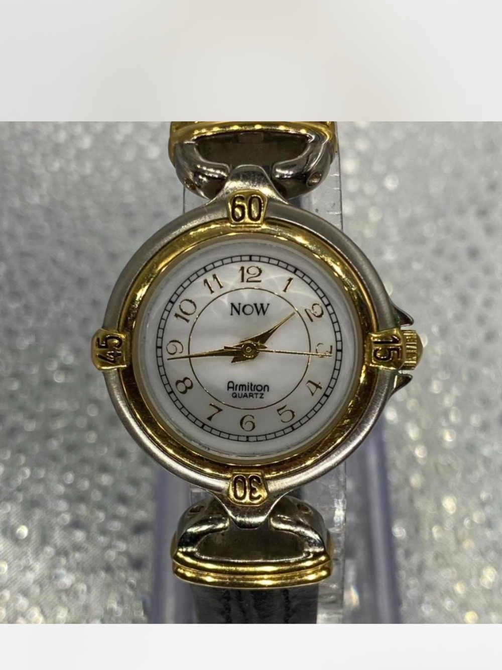 *** Armitron NOW  ^^^ Two-Tone Gold & Silver Women's Quartz Watch  ***